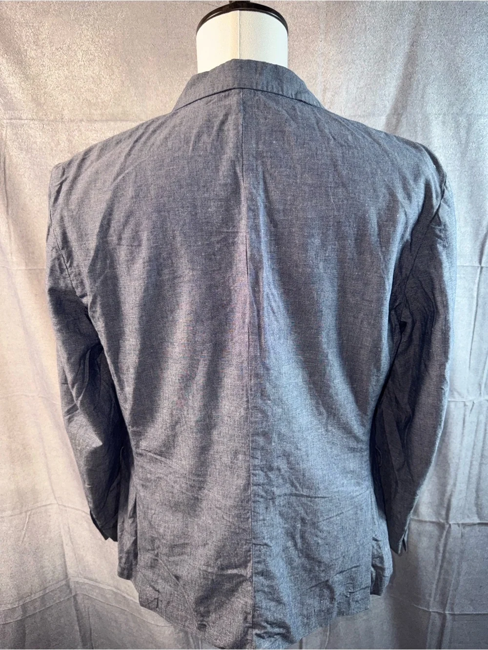 1320-J. Crew Men's Light Grey-Linen Blend Sport Coat